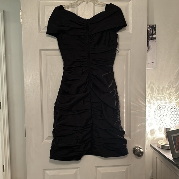 Jacquard Black Dress - Picture 5 of 6